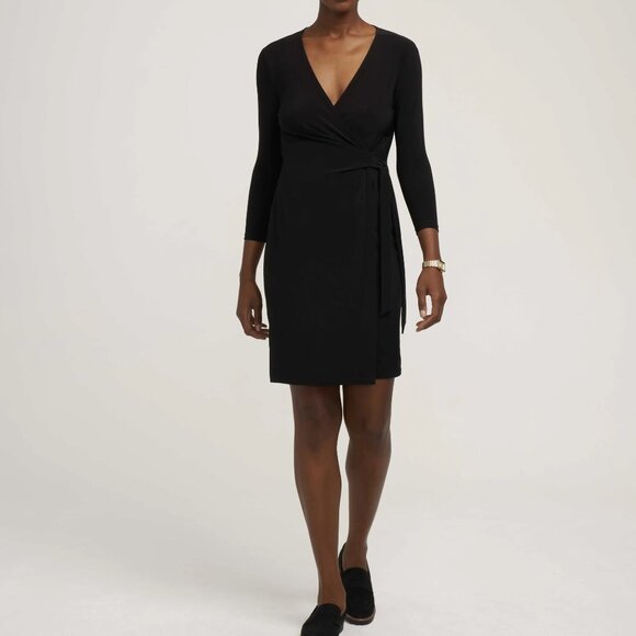 Anne Klein Faux Wrap Dress- NWT S - Picture 1 of 5